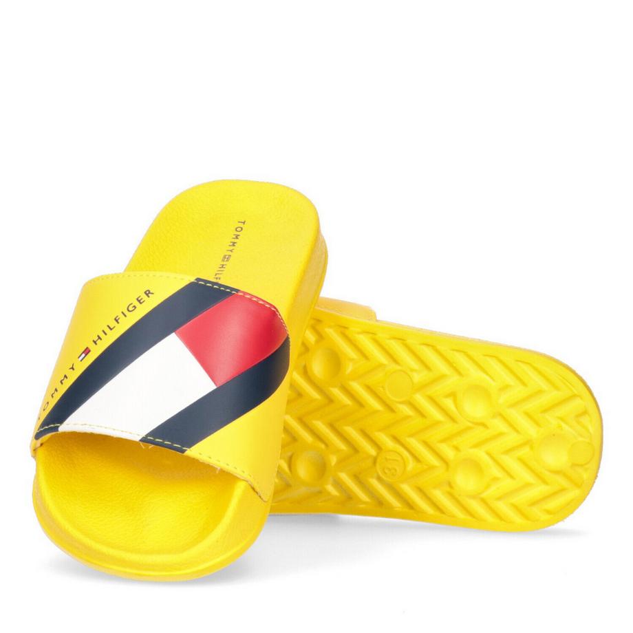 TOMMY HILFIGER Kinder Flaggen Print Slides  