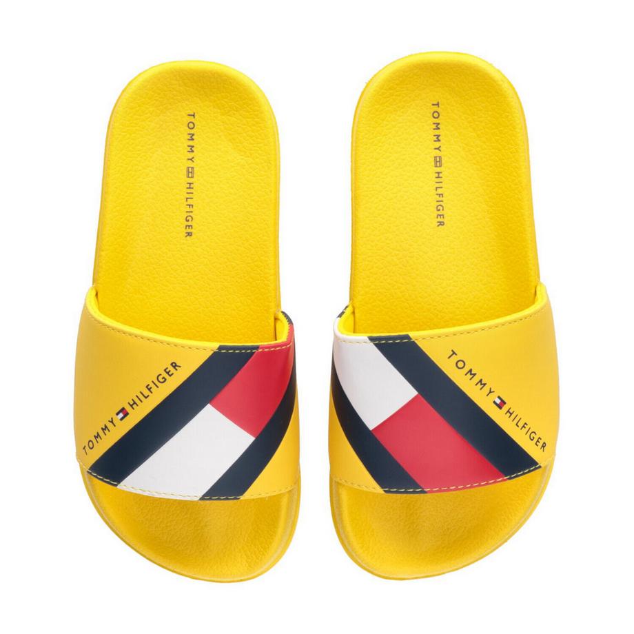 TOMMY HILFIGER Kinder Flaggen Print Slides  