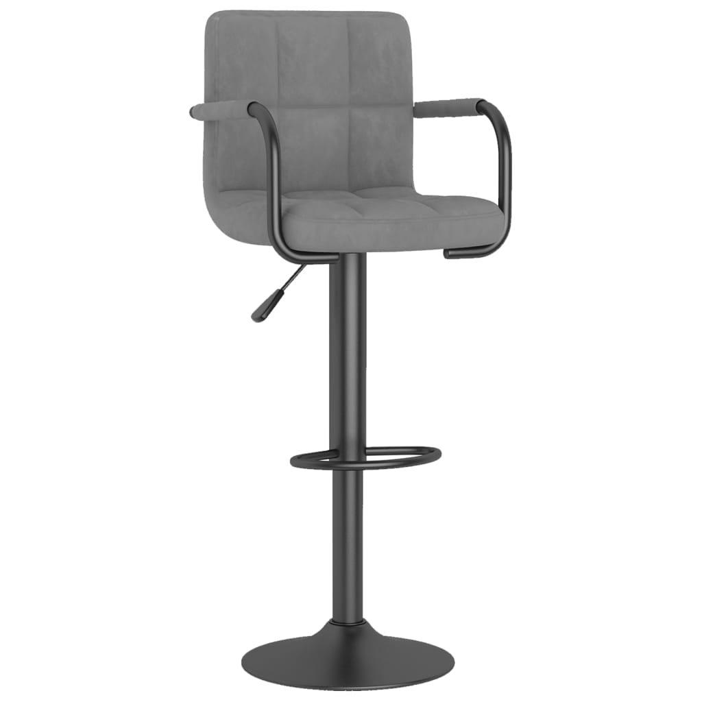 VidaXL Tabouret de bar velours  