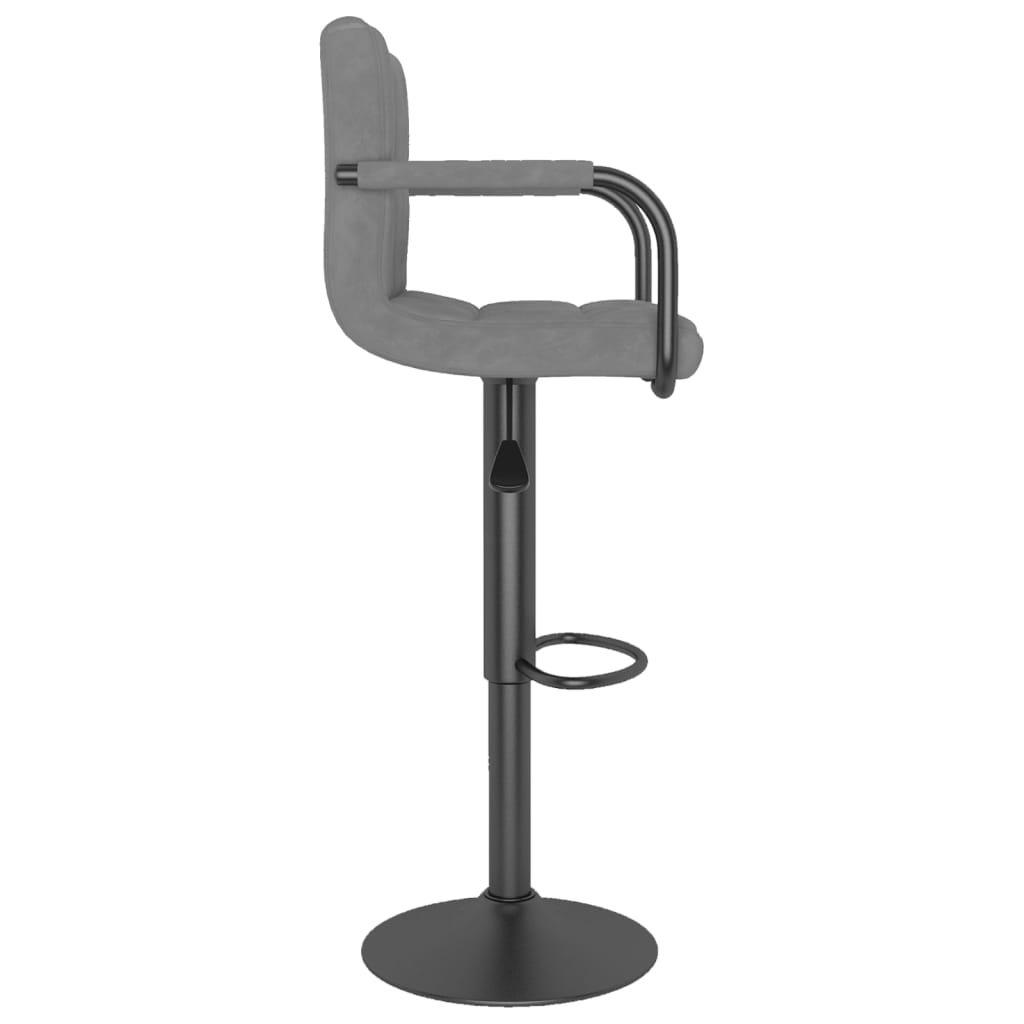 VidaXL Tabouret de bar velours  