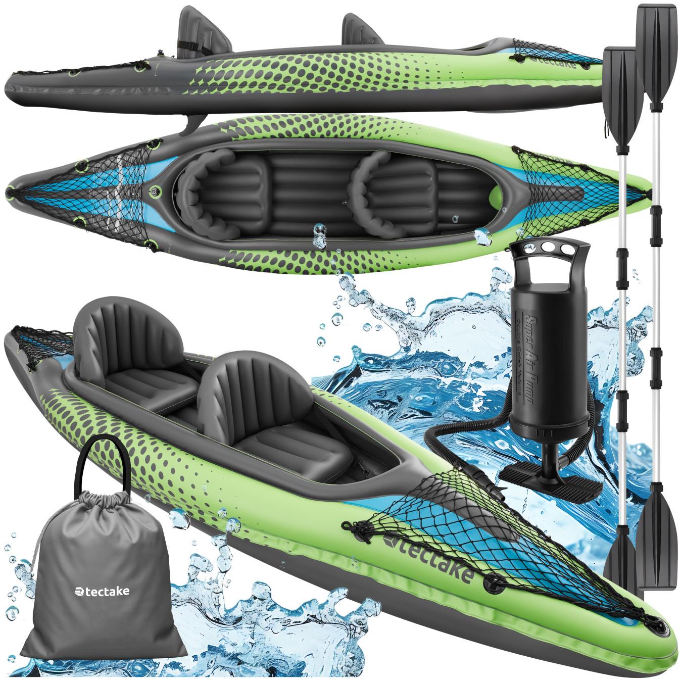 Tectake  Kit de kayak Liberty avec 2 pagaies 