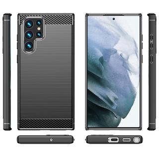 Cover-Discount  Galaxy S22 Ultra - Cover In Metallo Carbon Look 