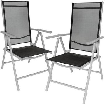 Lot de 2 chaises de jardin pliantes