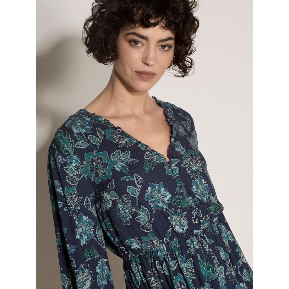 APRICOT Mini-Kleid mit folkloristischem Blumenmuster  
