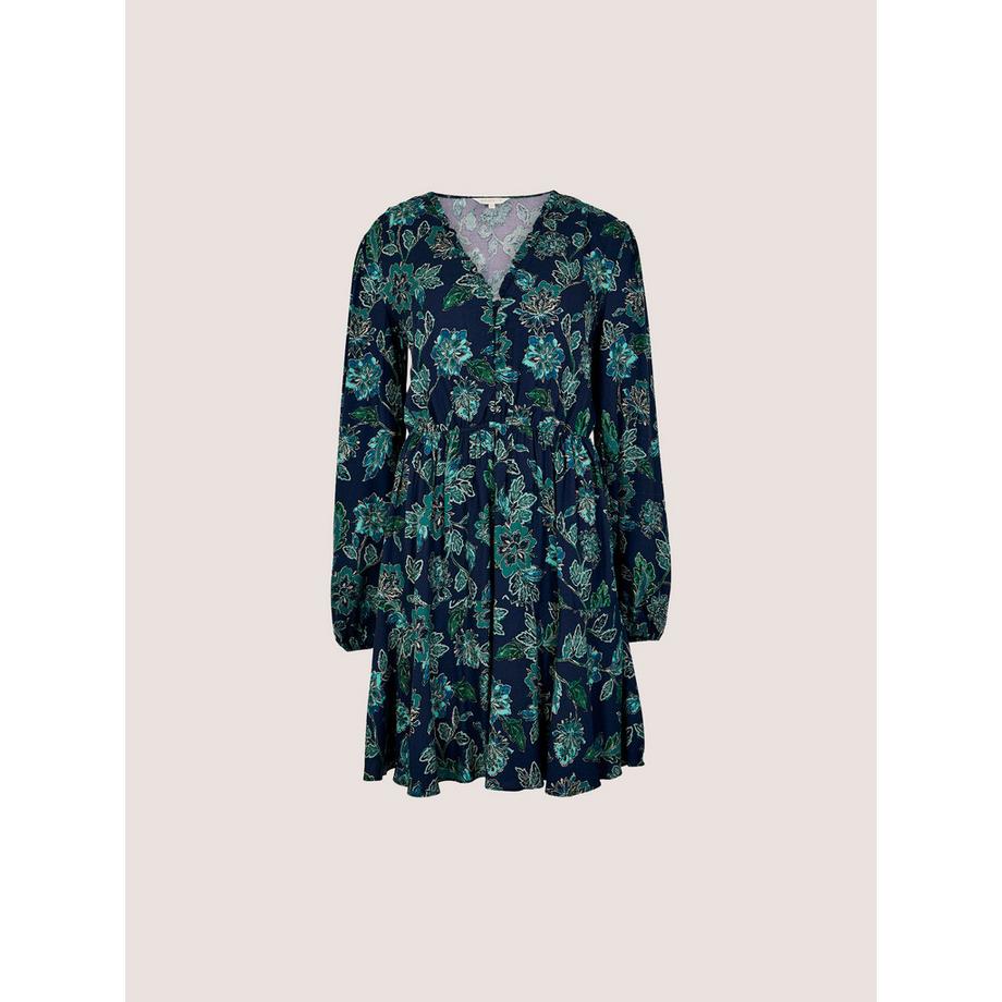 APRICOT Mini-Kleid mit folkloristischem Blumenmuster  