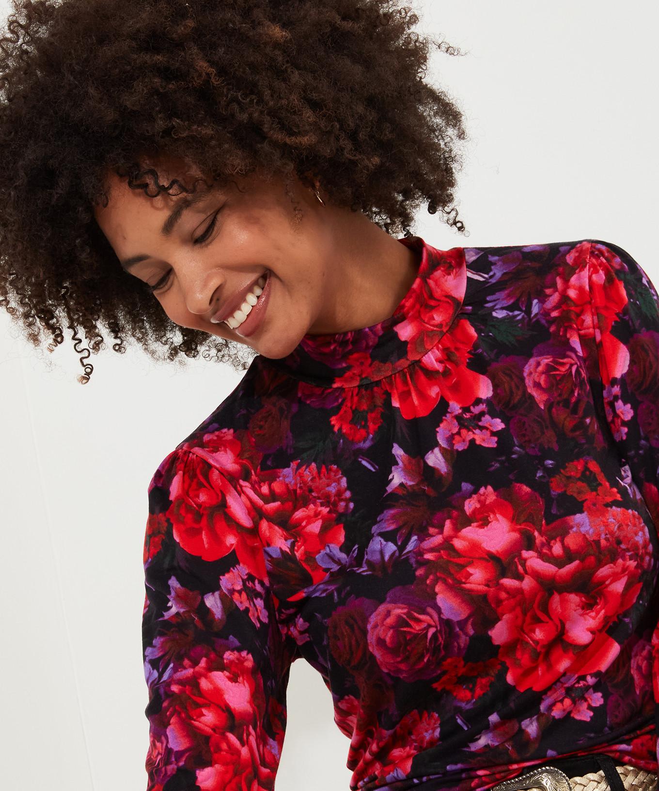 Joe Browns  Haut Jersey Style Cheminée Floral 