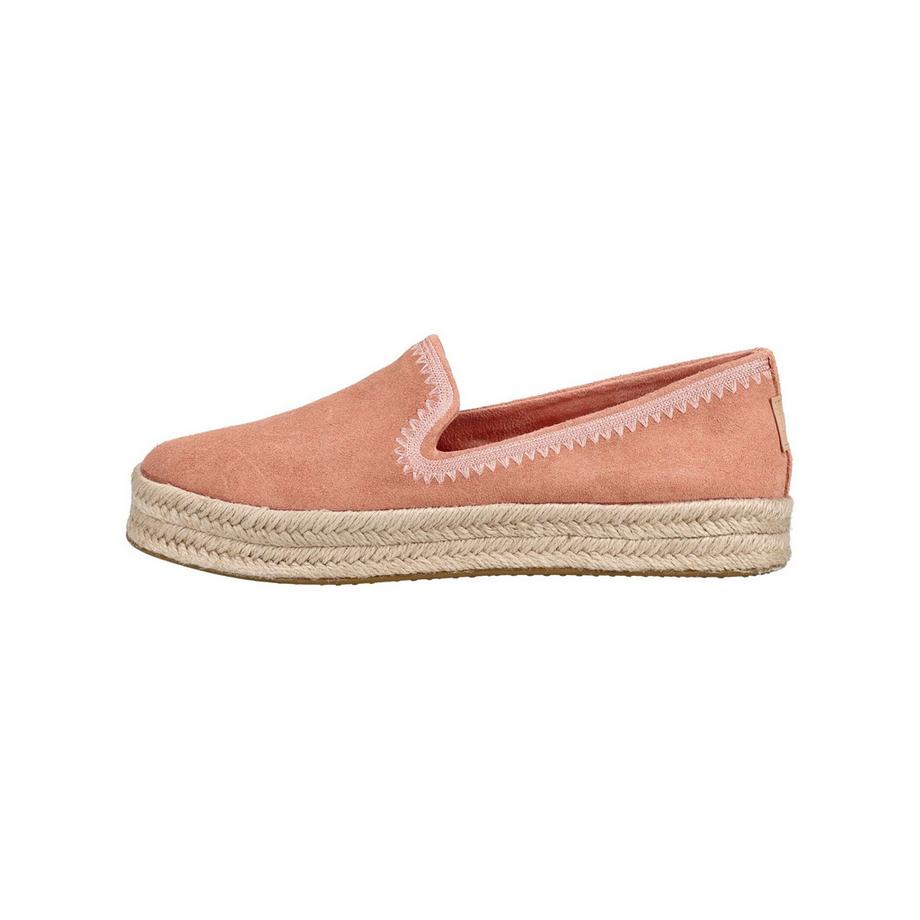 TOMS Babouche en daim avec semelle tressée  