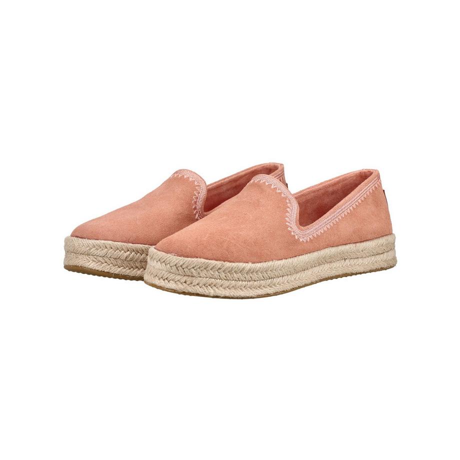 TOMS Babouche en daim avec semelle tressée  