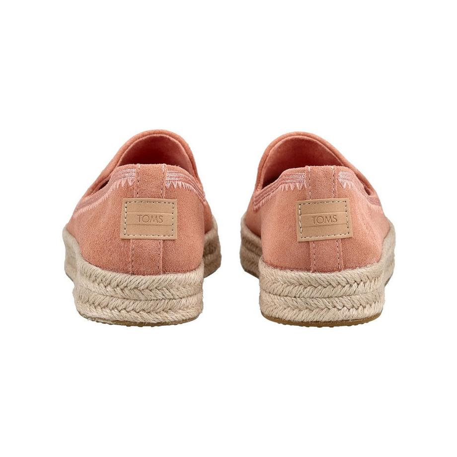 TOMS Babouche en daim avec semelle tressée  