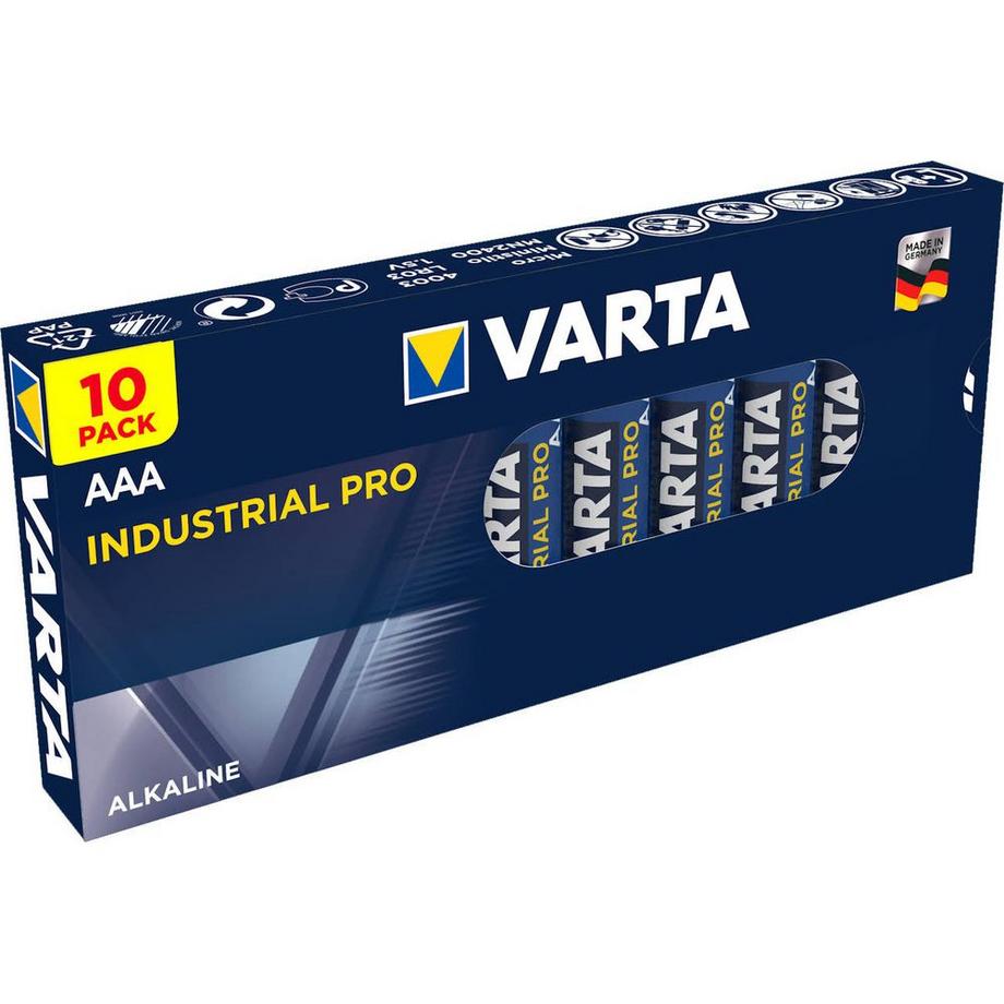 Pricenet  Varta Industrial Alkaline Batterien AAA 10 Stück 