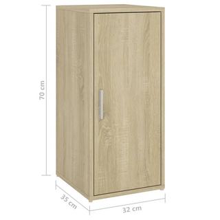 VidaXL Armoire à chaussures bois d'ingénierie  