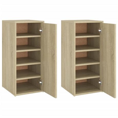 VidaXL Armoire à chaussures bois d'ingénierie  