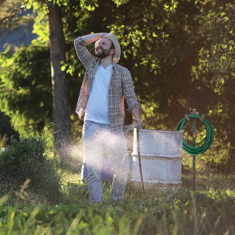 Northix  Robinet sur pied avec support pour tuyau d'arrosage 