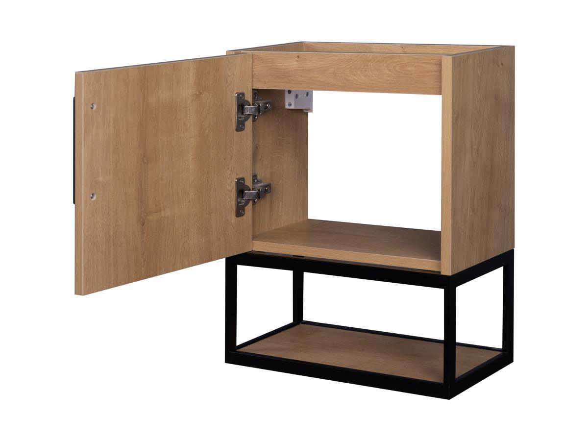 Vente-unique Mobile Lavabo sospeso con nicchia 40 cm Naturale Chiaro - LOPENA  