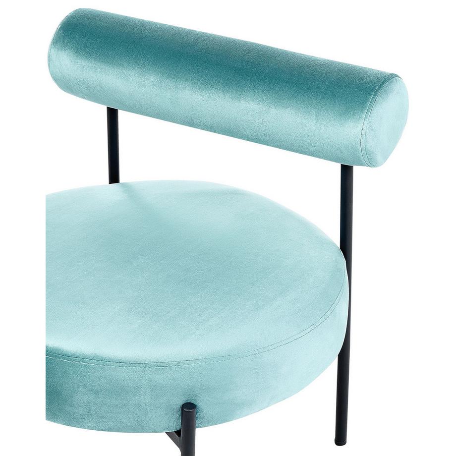 Beliani Sessel aus Samtstoff Retro ALPHA  