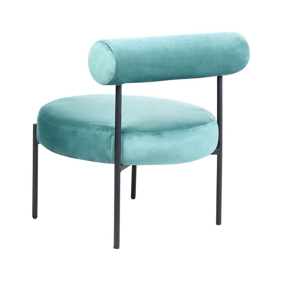 Beliani Sessel aus Samtstoff Retro ALPHA  