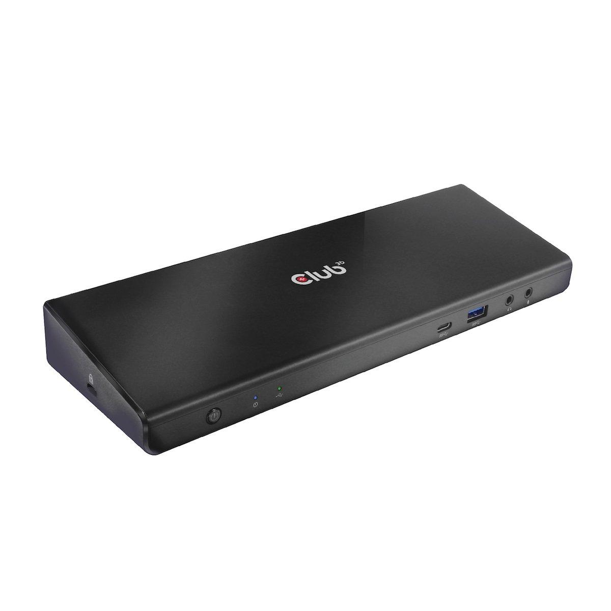 Club3D  CSV-1562 Notebook-Dockingstation & Portreplikator Andocken USB 3.2 Gen 1 (3.1 Gen 1) Type-C Schwarz 