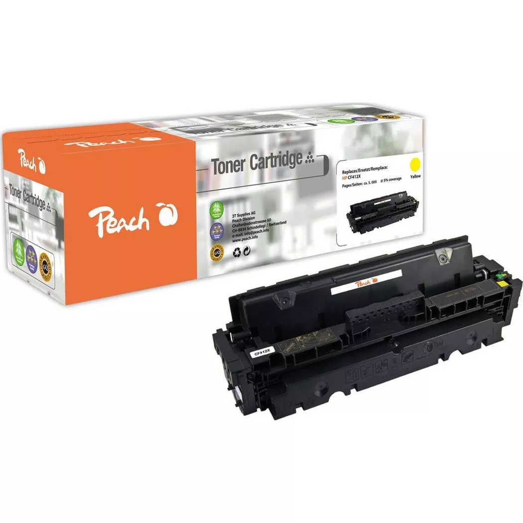 Peach – Toner Hp Nr. 410x (cf412x) Yellow, One Size