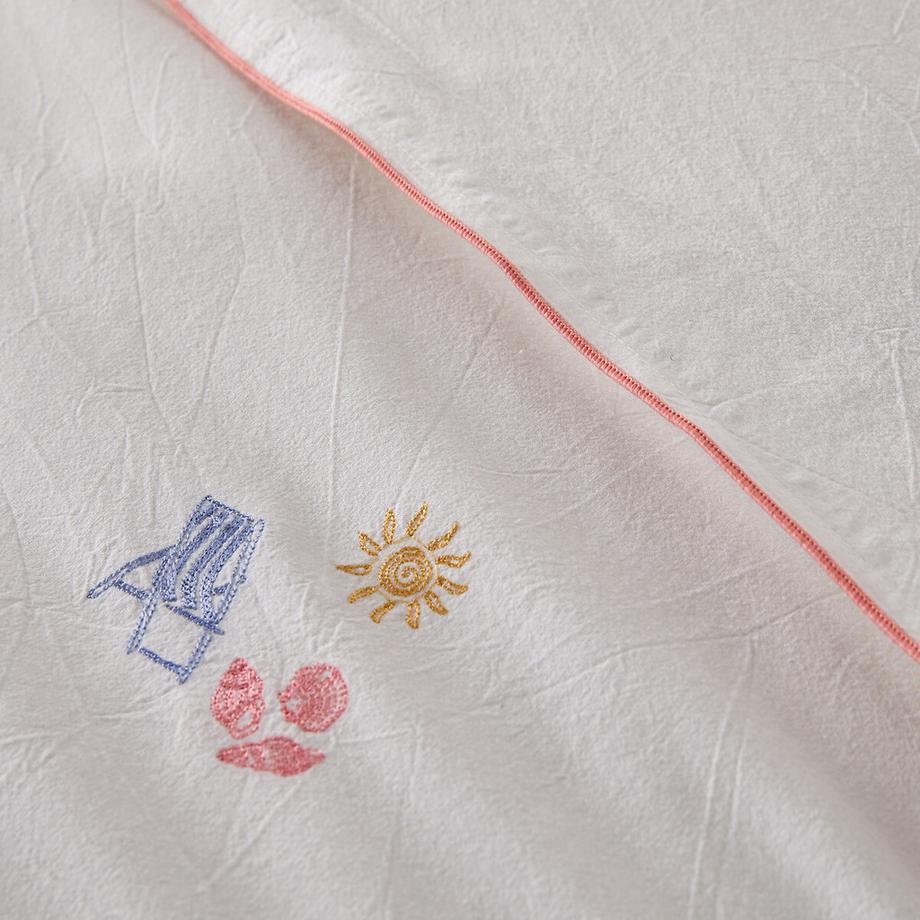 La Redoute Intérieurs Somero Housse de Couette Coton Vintage Brodé  