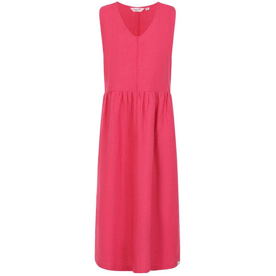 Kleid  ,  Maxi, Leinen