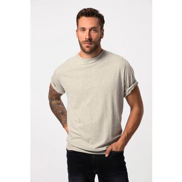 T-shirt Basic ventre confort à manches courtes  chiné naturel