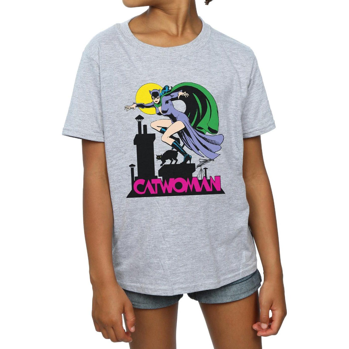 DC COMICS  Tshirt CATWOMAN TEXT LOGO 