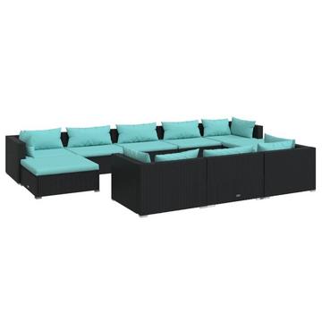 set lounge giardino Polirattan