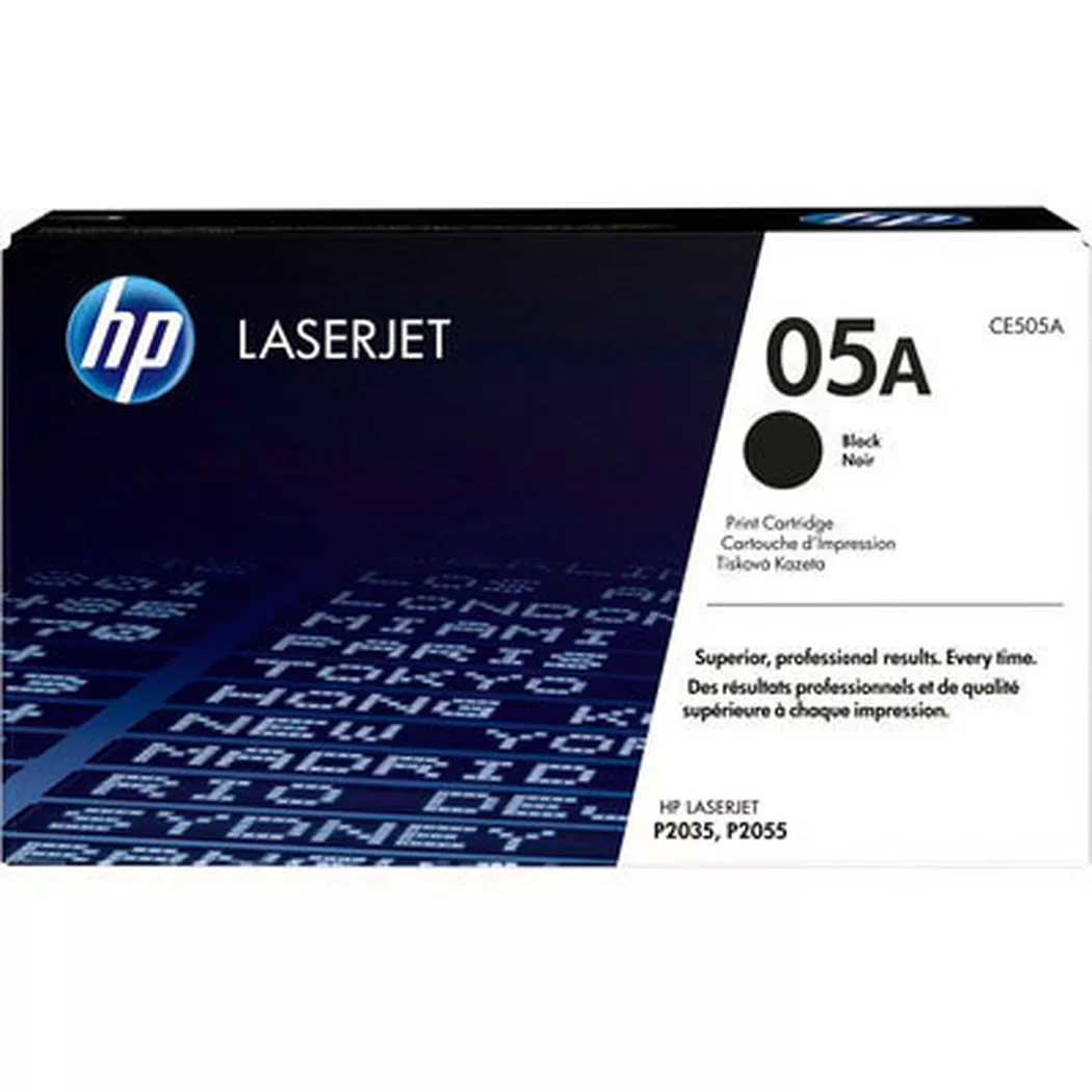 Hewlett-Packard – HP Toner-Modul 05A schwarz CE505A LaserJet P2035/55 2300 Seiten, One Size