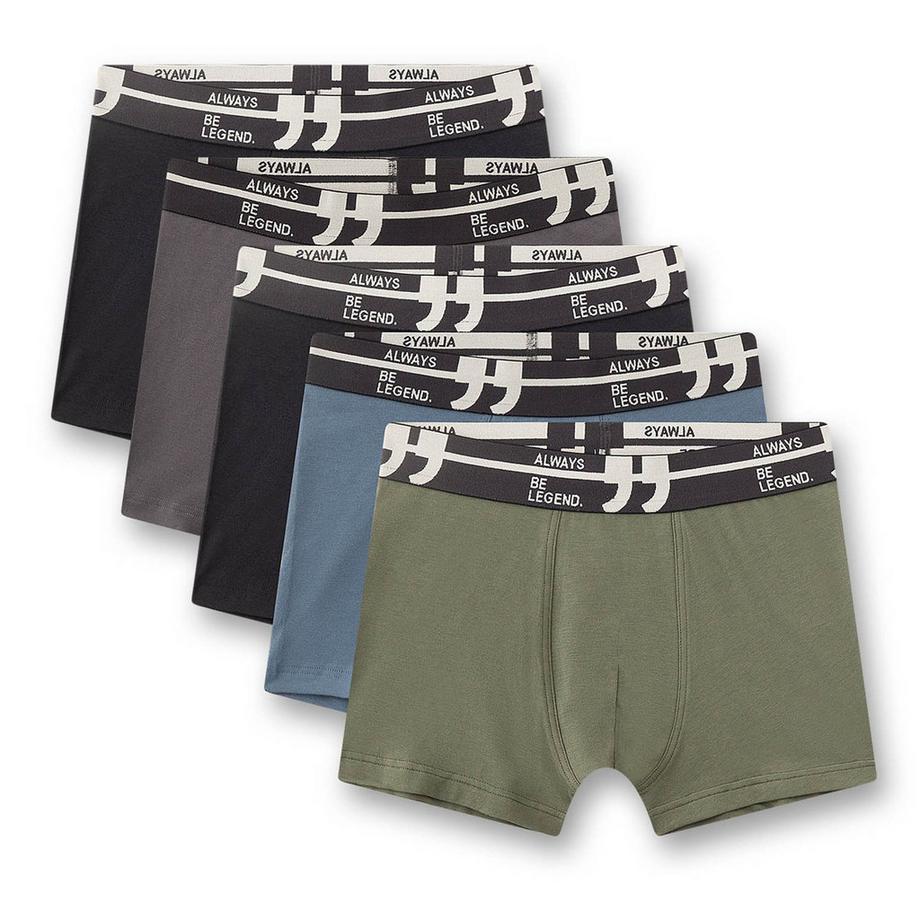 Boxer Ragazzi Confezione da 5 Vestibilità confortevole