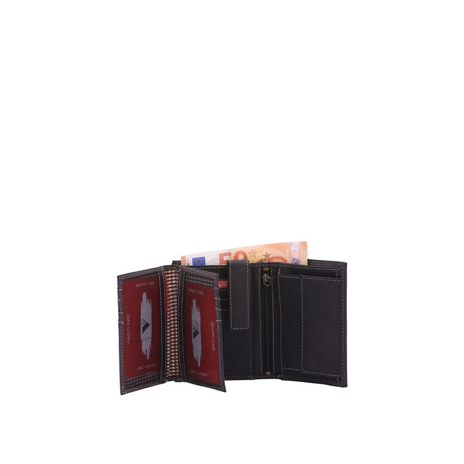 Sergio Valentini Portefeuille avec gaufrage tête de mort  