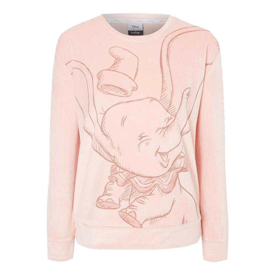 Disney Dumbo Langarm Velours Schlafanzug Set  