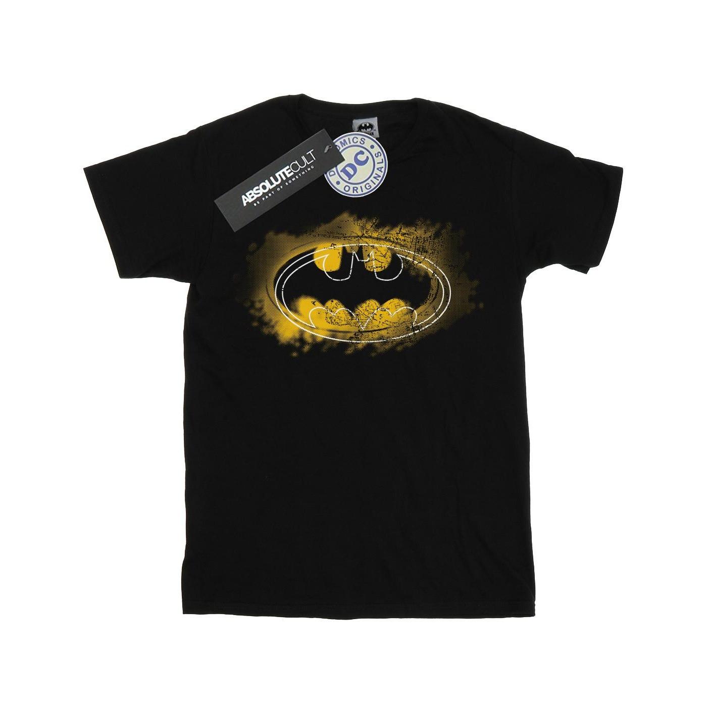DC COMICS  Batman Spray Logo TShirt 