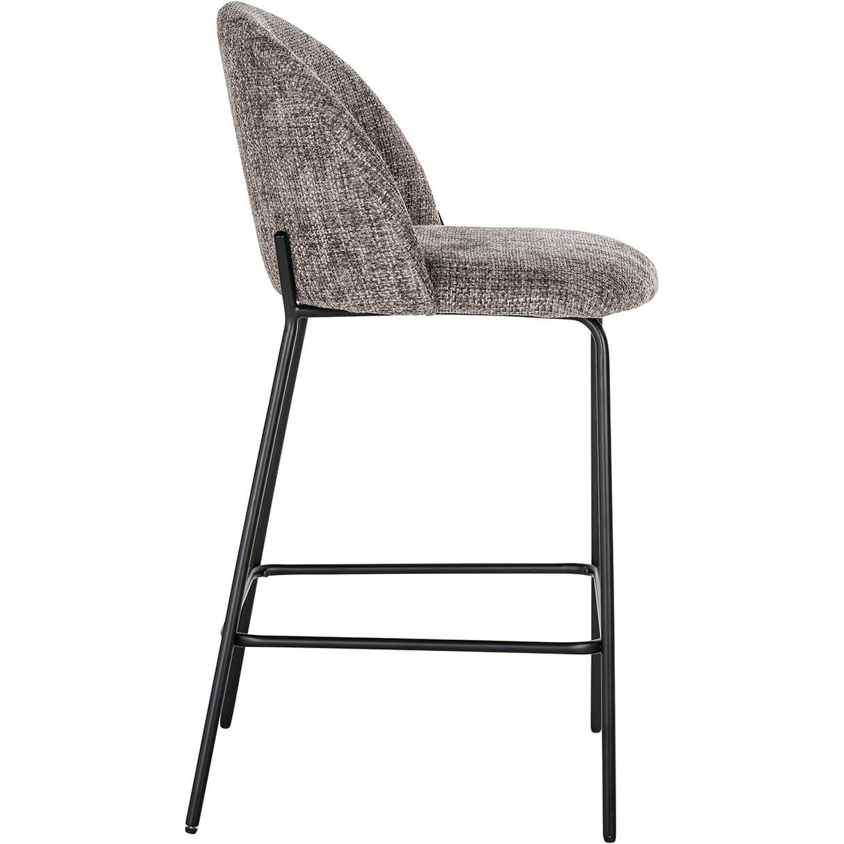 mutoni Chaise de bar Alyssa marron noir 93  