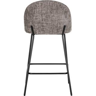 mutoni Chaise de bar Alyssa marron noir 93  