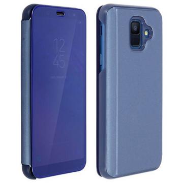 Clear View Cover Samsung Galaxy A6 Blau