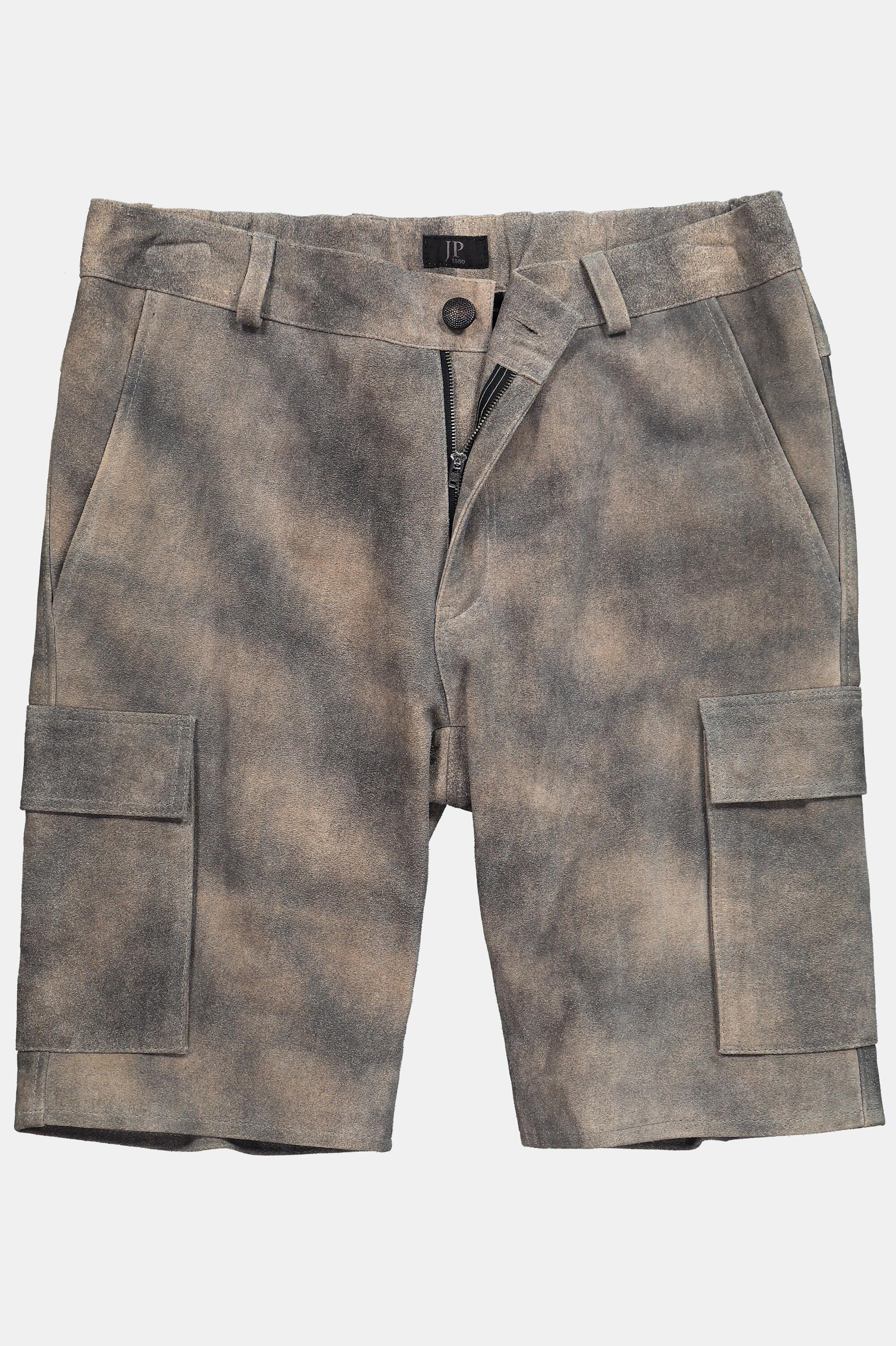 JP1880 Leder Bermuda Cargoshorts Regular Fit  