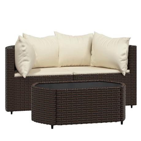 VidaXL Garten lounge set poly-rattan  