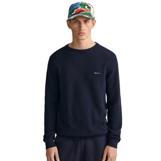 GANT Baumwoll Piqué Rundhals Pullover  