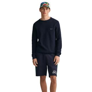 GANT Baumwoll Piqué Rundhals Pullover  