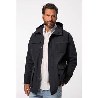 JP1880 Wasserdichte Kapuzen Regenjacke Verdeckter Zipper  