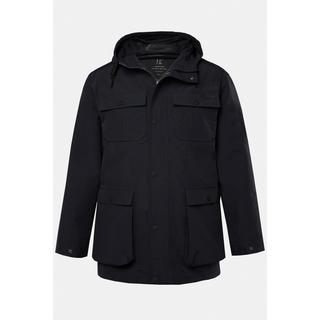 JP1880 Wasserdichte Kapuzen Regenjacke Verdeckter Zipper  