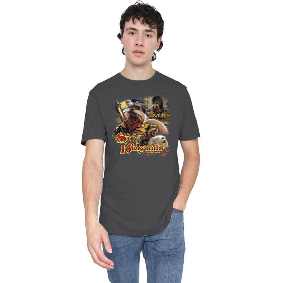 Labyrinth T-Shirt chiné avec motif Sir Didymus  