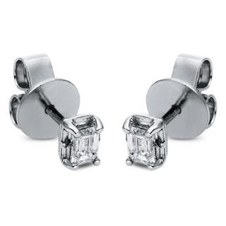 MUAU Schmuck  Ohrstecker 750/18K Weissgold Diamant 0.53ct. 