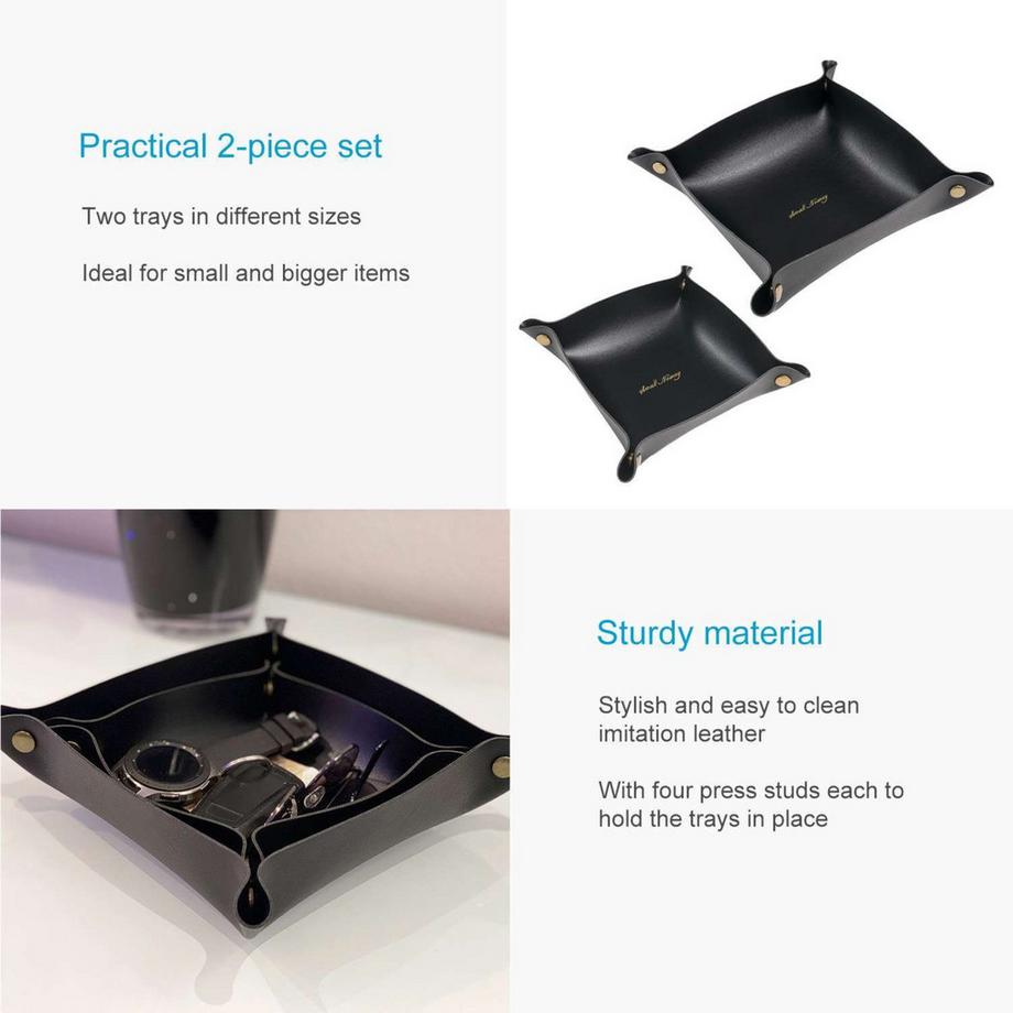 Intirilife 2x Taschenleerer aus Kunstleder  