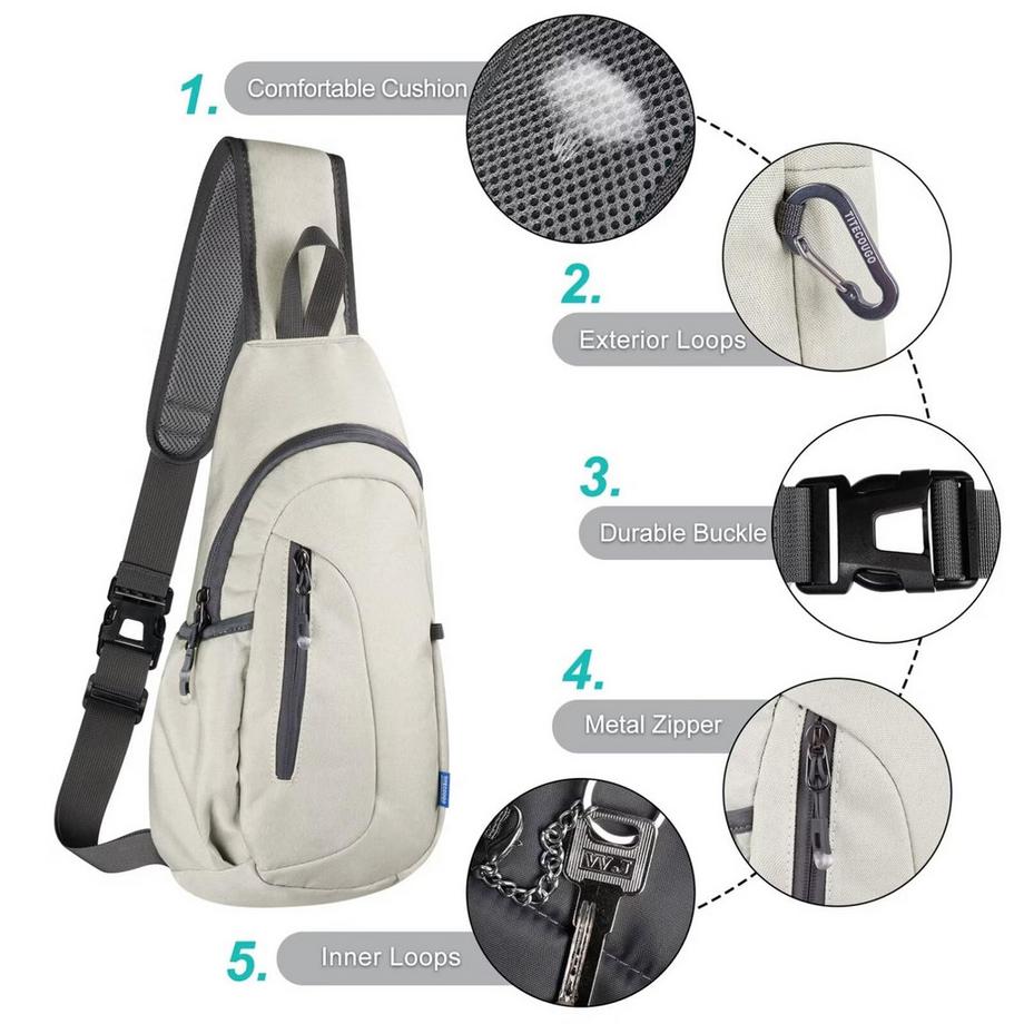 Only-bags.store Sac à bandoulière élégant avec 2 bandoulière large et chaîne détachable Sac pour téléphone portable  