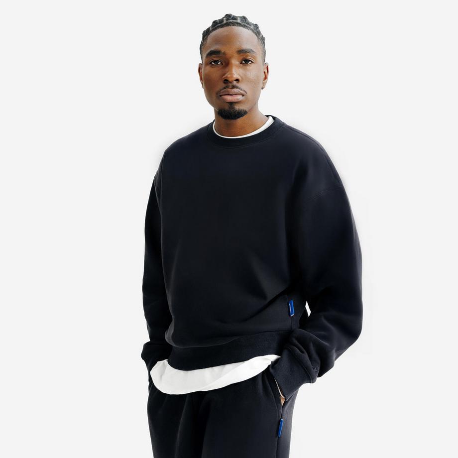 DECATHLON Oversized Rundhals Baumwoll-Sweatshirt  