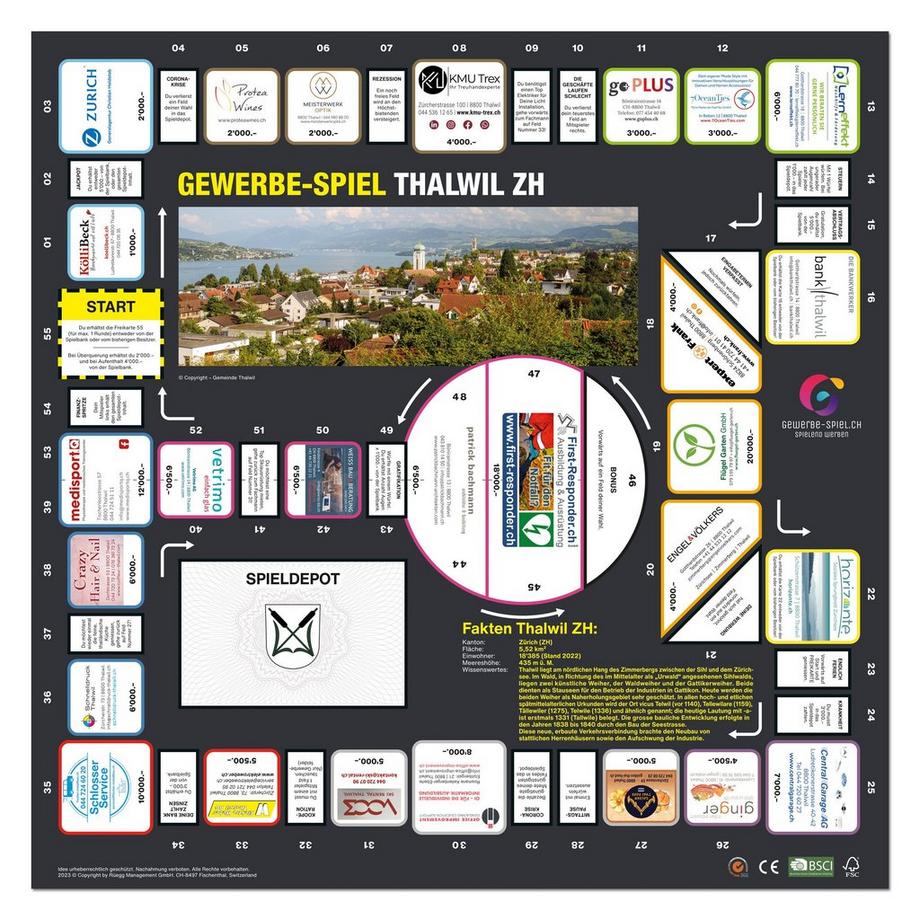 GEWERBE-SPIEL  Brettspiel THALWIL ZH (Deutsch) 
