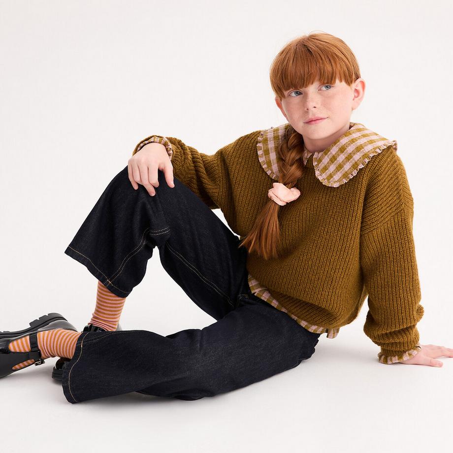 La Redoute Collections  Pull col rond en maille 