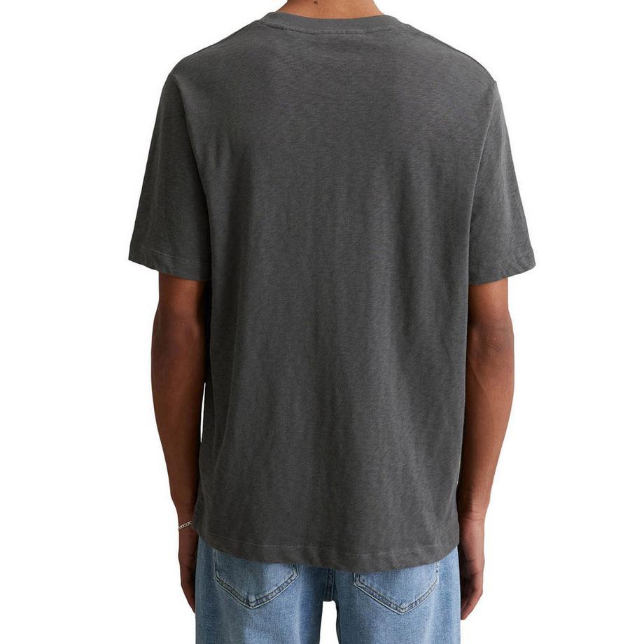 Marc O'Polo Denim T-shirt  Pack de 1 Confortable à porter-T-Shirt, SSL, Logo Print, Reg  