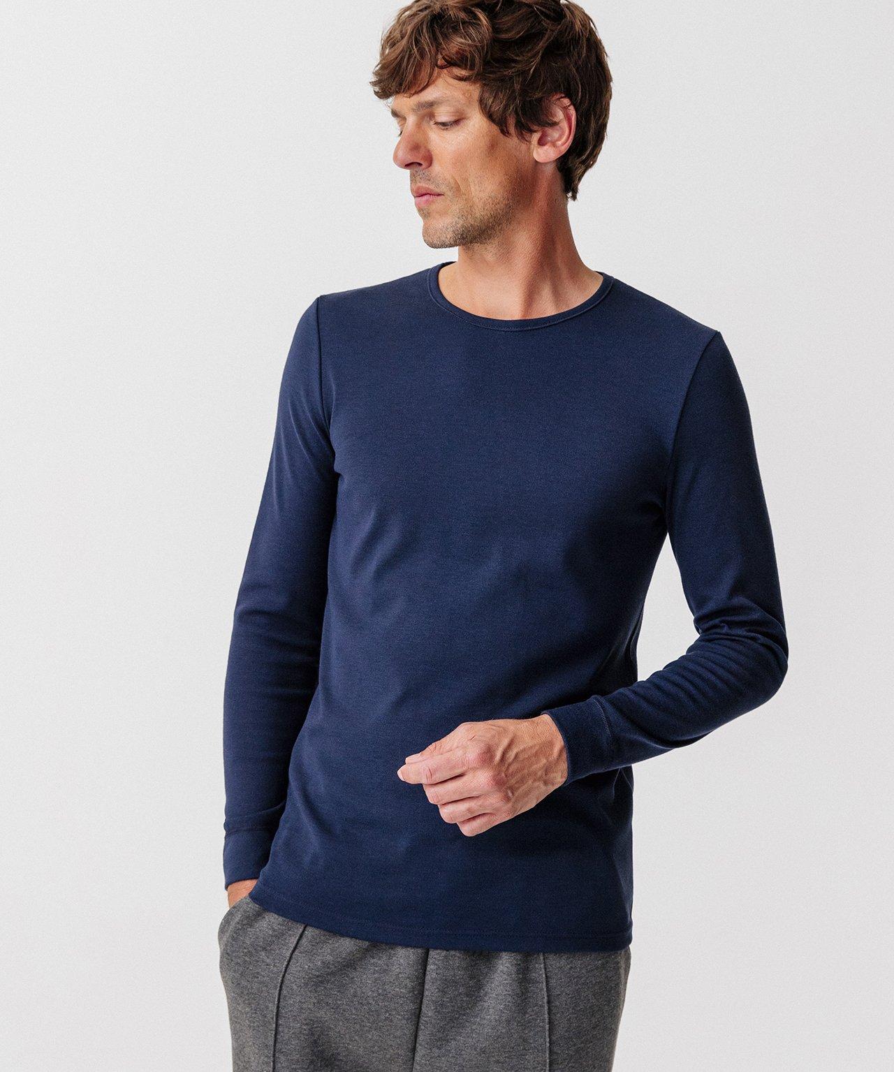 Damart Maglietta Termica Girocollo Maniche Lunghe Calore Medio  